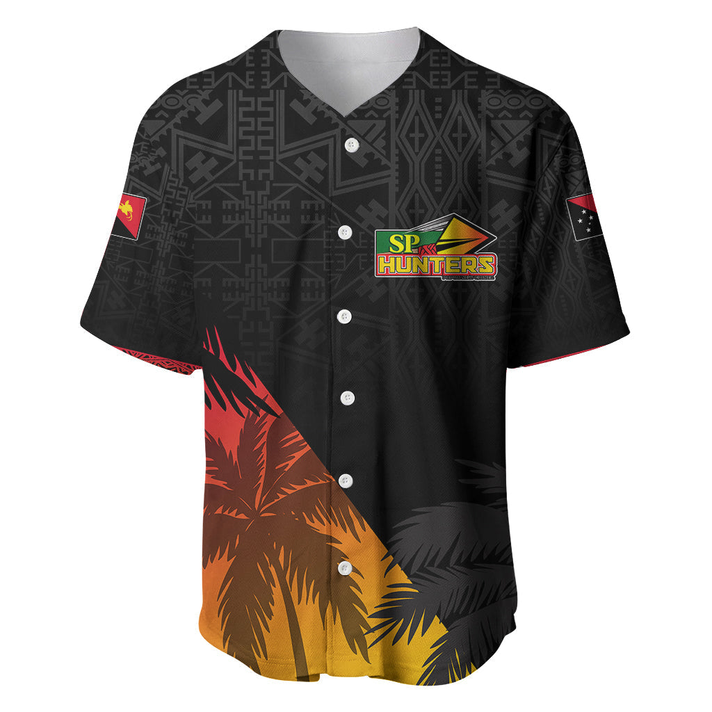 PNG Hunters Rugby Baseball Jersey Palm Trees Simple
