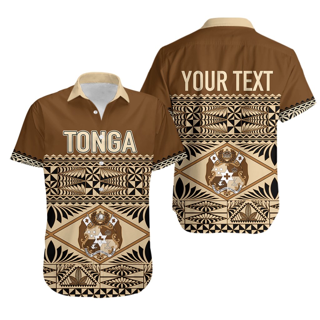 Personalised Tonga Independence Day Hawaiian Shirt Ngatu Tapa Style