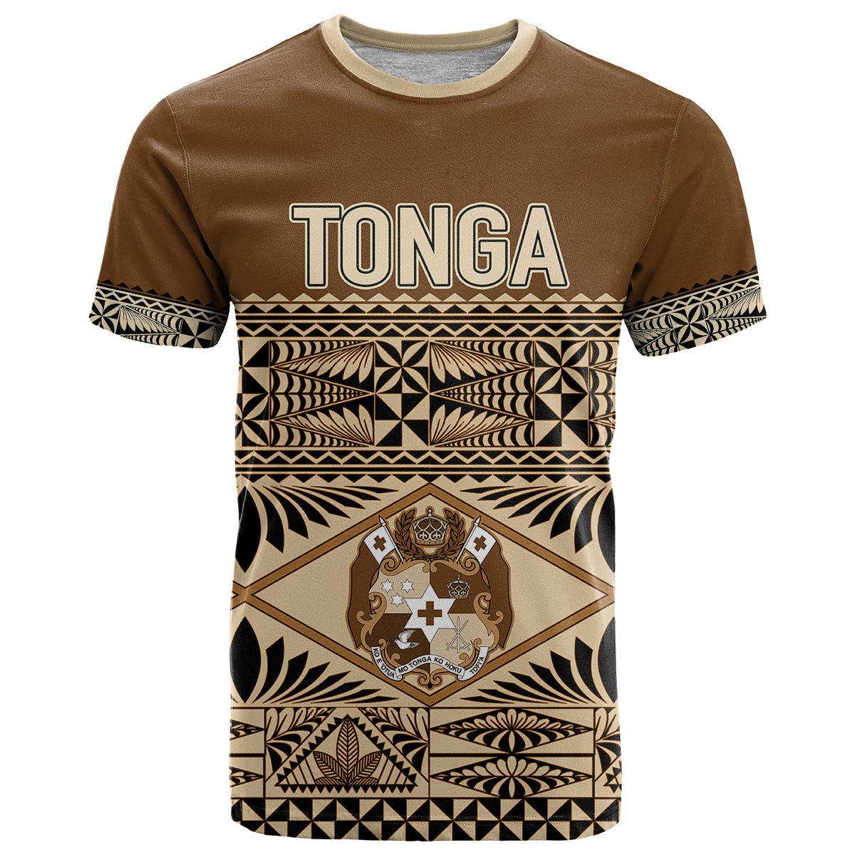 Personalised Tonga Independence Day T Shirt Ngatu Tapa Style
