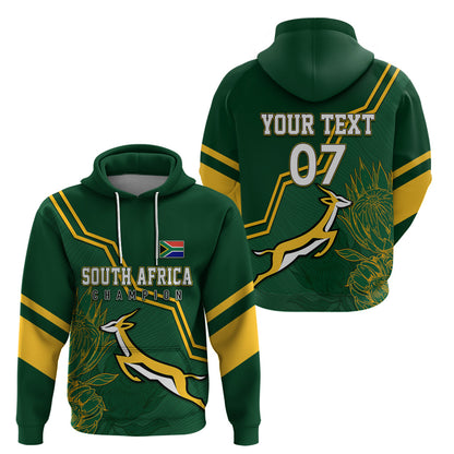 South Africa Rugby 2023 Hoodie Champions GO Bokke