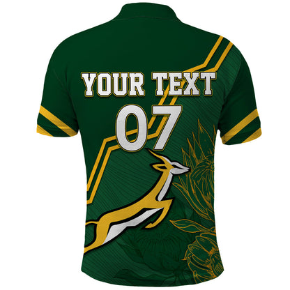 South Africa Rugby 2023 Polo Shirt Champions GO Bokke