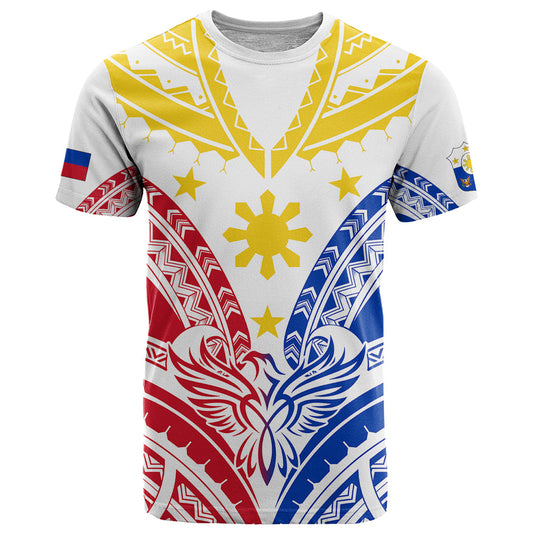 Personalised Philippines Independence Day T Shirt Tribal Sun And Stars Ver 02