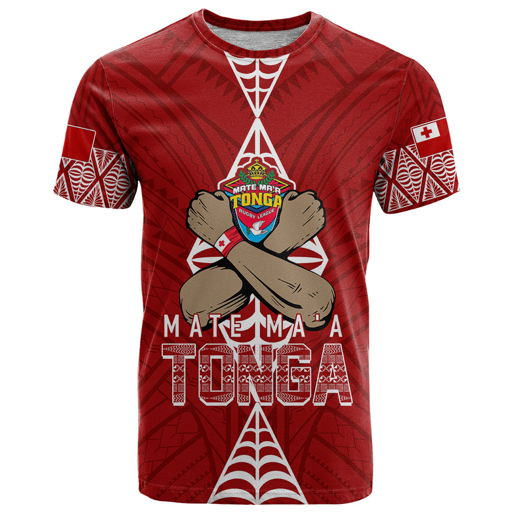 Personalised Tonga Rugby T Shirt Mate Ma'A Tonga Independence Day