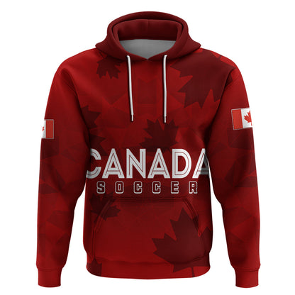 Personalised Canada Soccer Hoodie Women'S Wc 2023 Maple Style