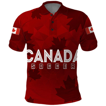 Personalised Canada Soccer Polo Shirt Women'S Wc 2023 Maple Style