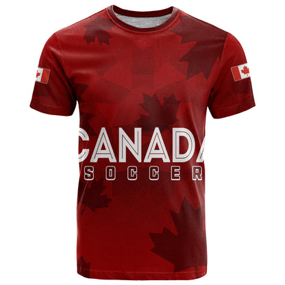 Personalised Canada Soccer T Shirt Women'S Wc 2023 Maple Style