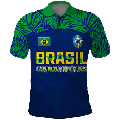 Personalised Brazil Football Polo Shirt Women's WC 2023 Selecao