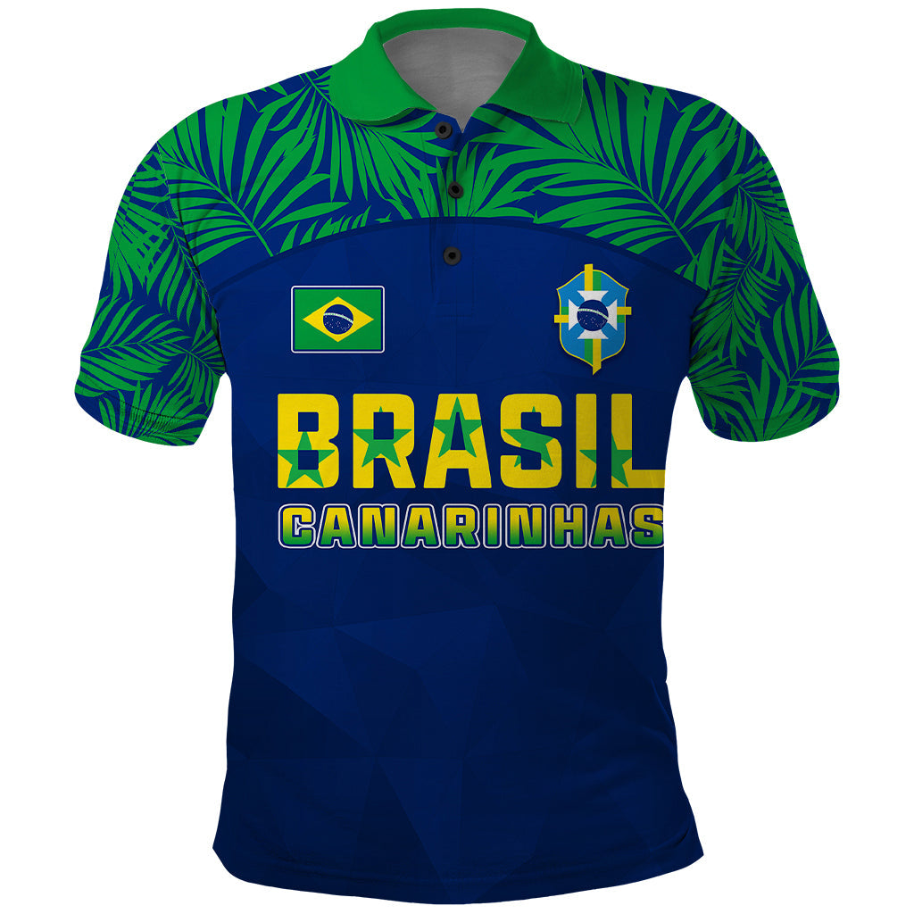 Personalised Brazil Football Polo Shirt Women's WC 2023 Selecao