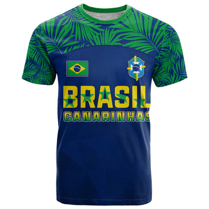 Personalised Brazil Football T Shirt Women's WC 2023 Selecao