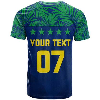 Personalised Brazil Football T Shirt Women's WC 2023 Selecao