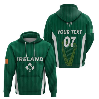 Personalised Ireland Rugby Hoodie World Cup 2023 GO Shamrocks
