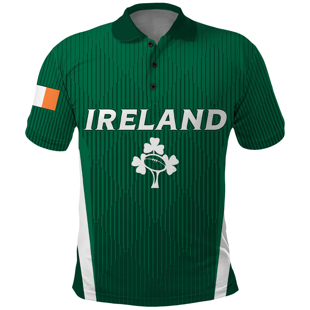 Personalised Ireland Rugby Polo Shirt World Cup 2023 GO Shamrocks
