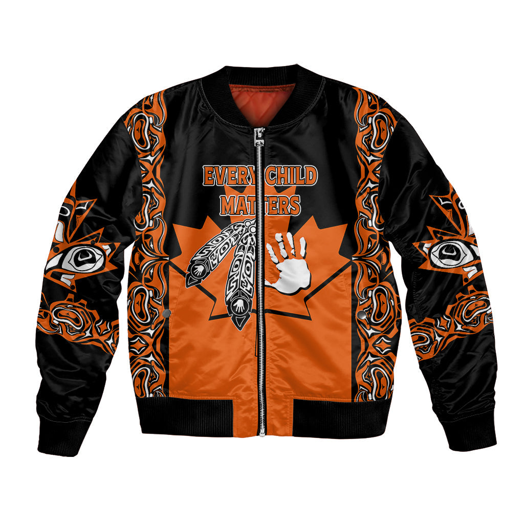 Personalised Canada Indigenous Bomber Jacket Every Child Matters