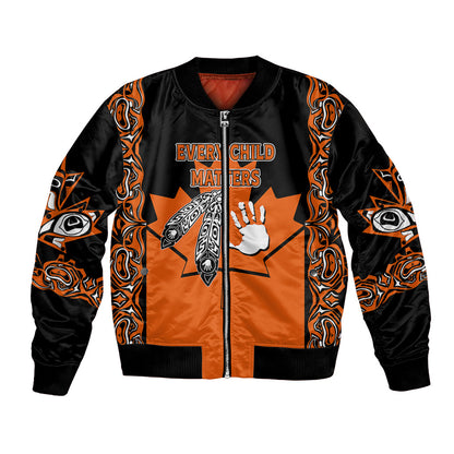 Personalised Canada Indigenous Bomber Jacket Every Child Matters