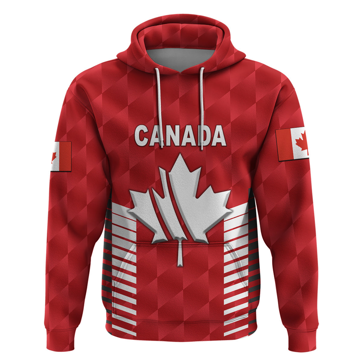 Custom Canada Crickehoodie Maple Leaf Unique Style Red