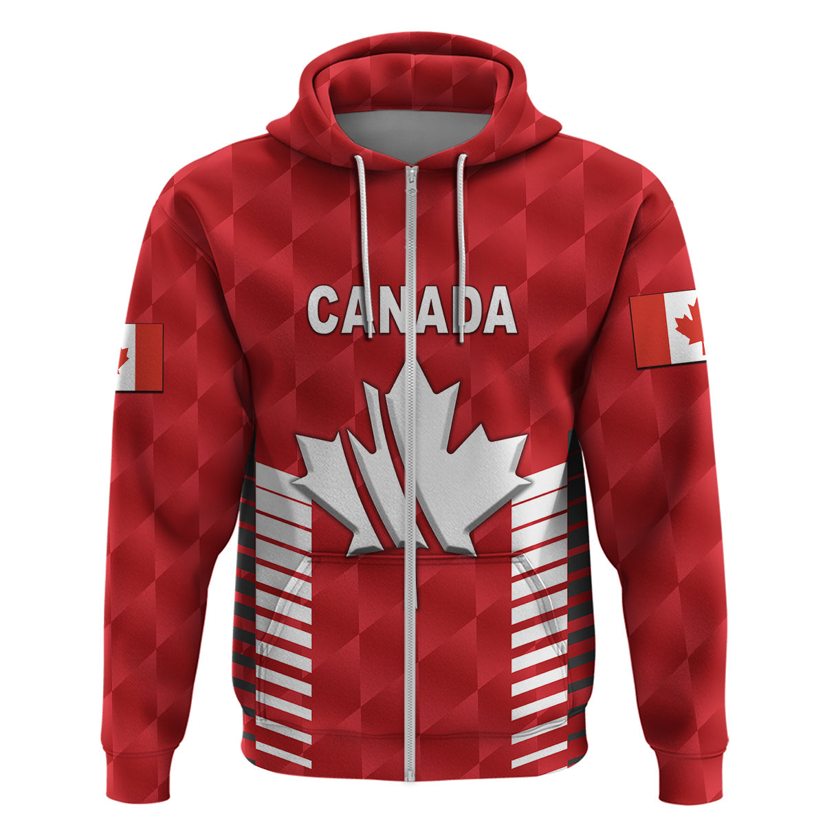 Custom Canada Crickehoodie Maple Leaf Unique Style Red
