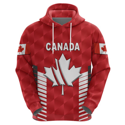 Custom Canada Crickehoodie Maple Leaf Unique Style Red