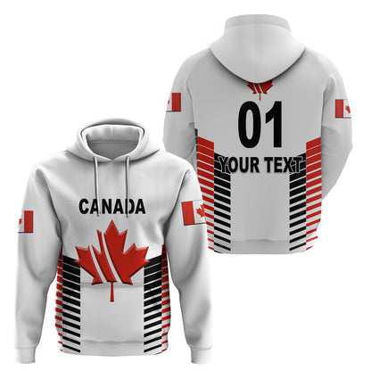 Custom Canada Crickehoodie Maple Leaf Unique Style White