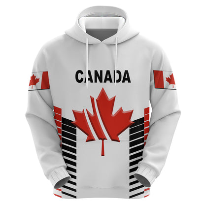 Custom Canada Crickehoodie Maple Leaf Unique Style White