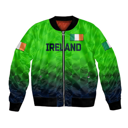 (Custom Personalised) Ireland Cricket Bomber Jacket Unique Style