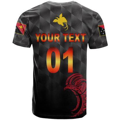 Custom Personalised Papua New Guinea Barramundis Cricket T Shirt Birds Of Paradise Paradisaea Raggiana Original - Black