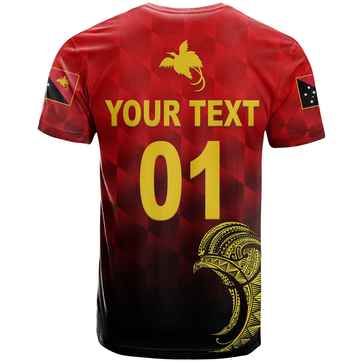 Custom Personalised Papua New Guinea Barramundis Cricket T Shirt Birds Of Paradise Paradisaea Raggiana Original - Red