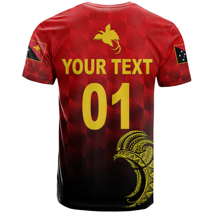 Custom Personalised Papua New Guinea Barramundis Cricket T Shirt Birds Of Paradise Paradisaea Raggiana Original - Red