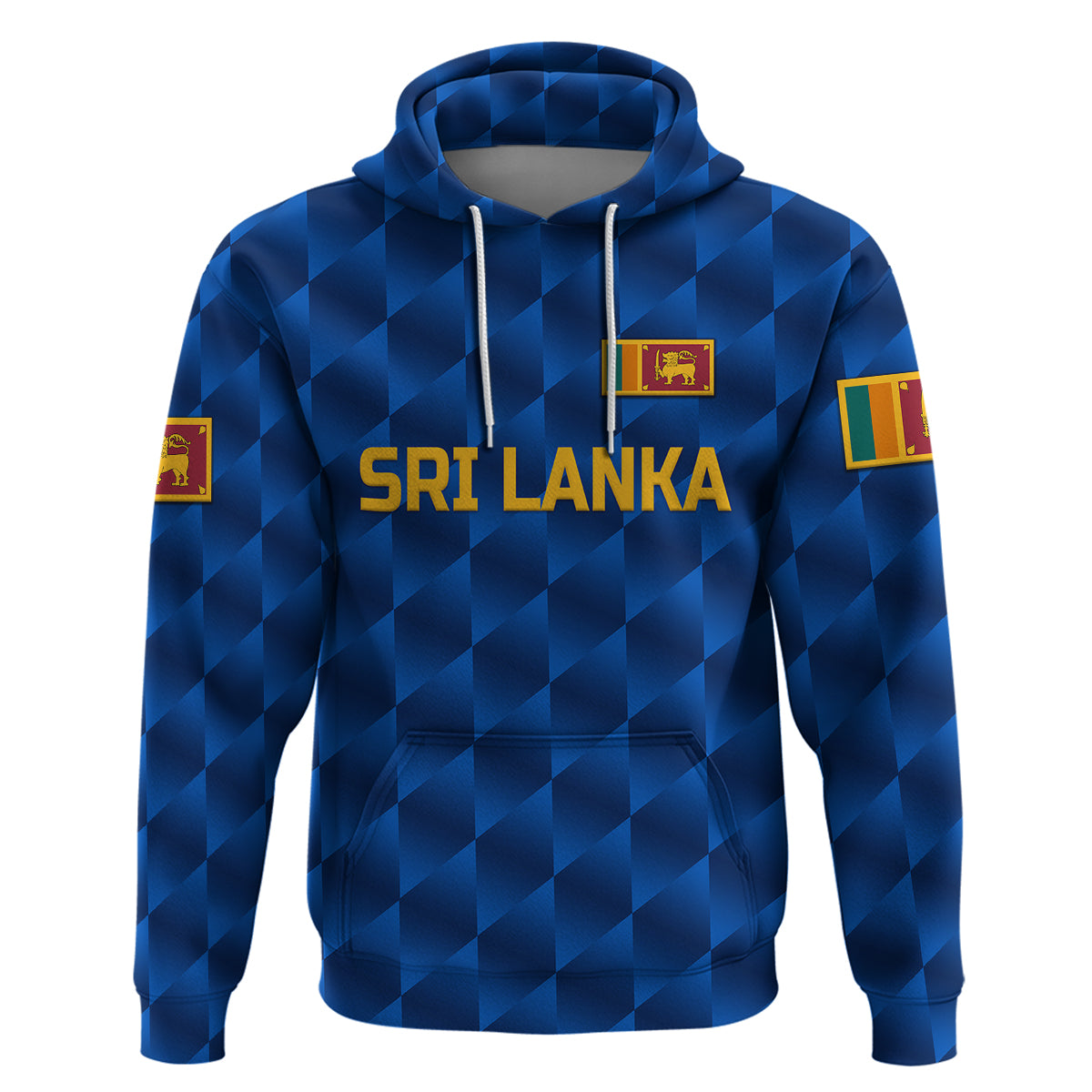 Custom Sri Lanka CrickeHoodie The Lions Unique Blue
