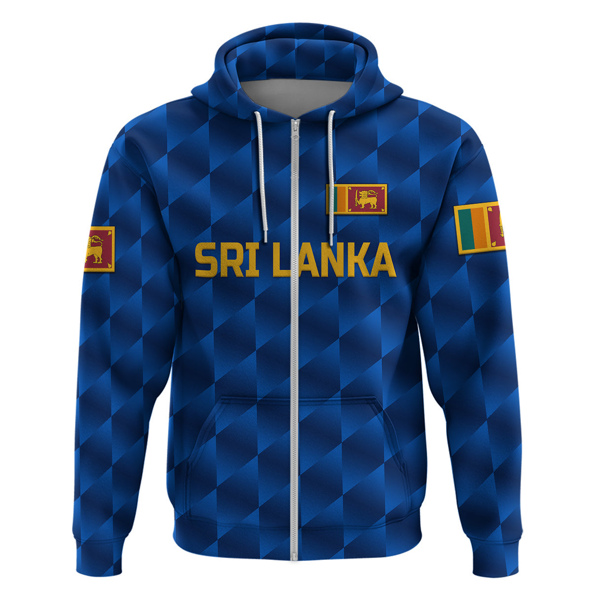 Custom Sri Lanka CrickeHoodie The Lions Unique Blue