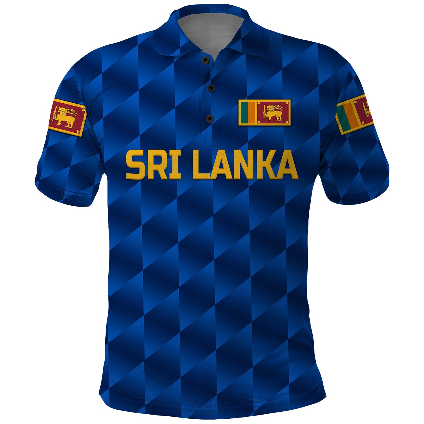Custom Sri Lanka Cricket Polo Shirt The Lions Unique Blue