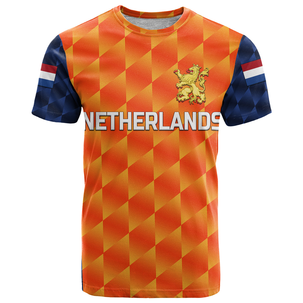 Custom Netherlands Cricket Dutch Lion T Shirt Unique Orange