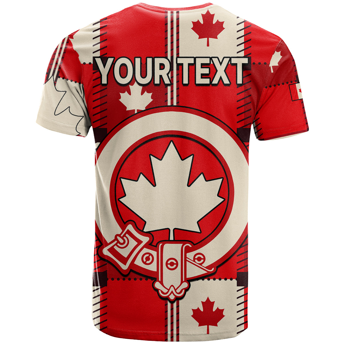 Custom Canada Tartan Day T Shirt Canada Maple Leaf Journee Du Tartan