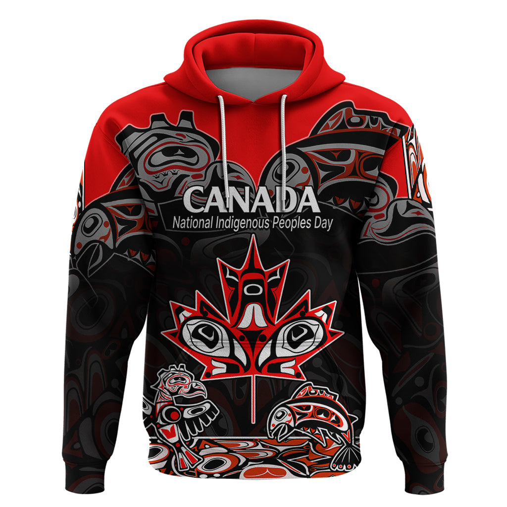 Canada National Aboriginal Day Hoodie Indigenous Art Stylization