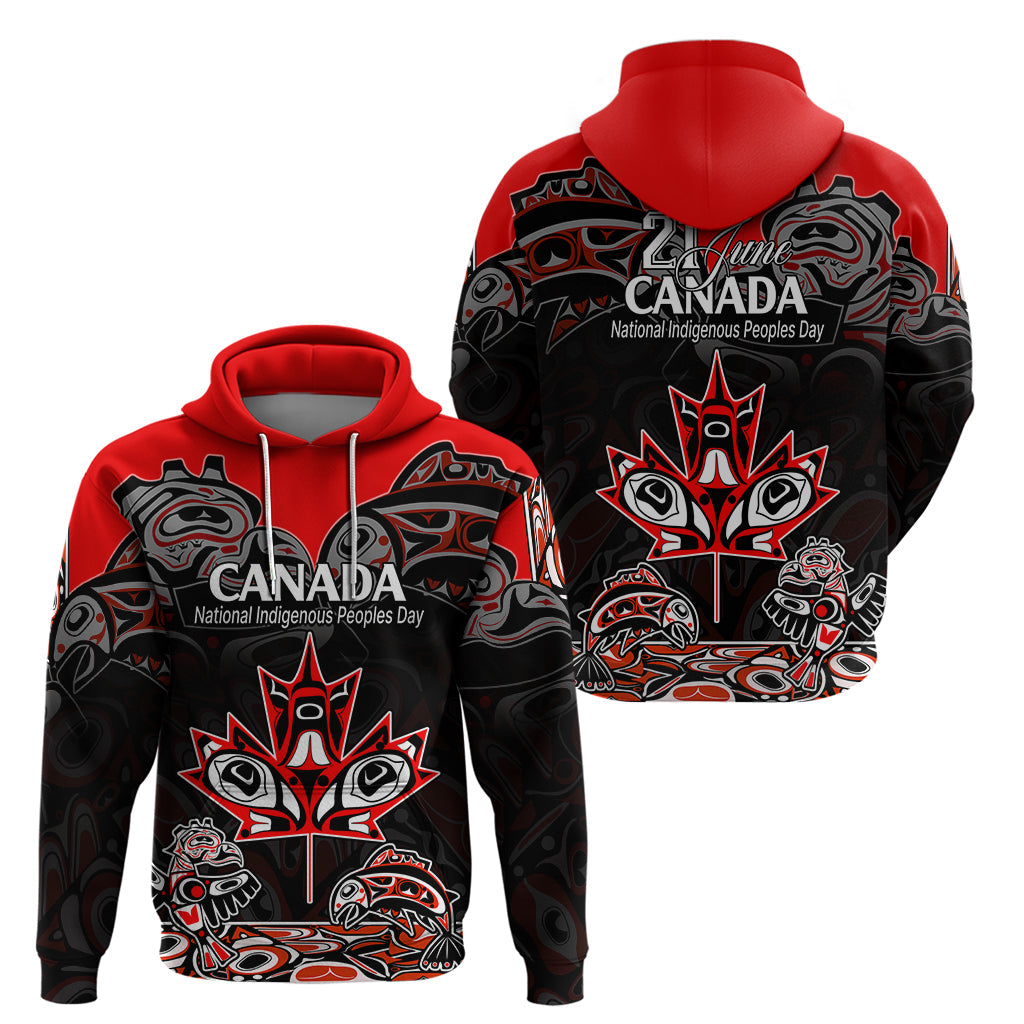 Canada National Aboriginal Day Hoodie Indigenous Art Stylization