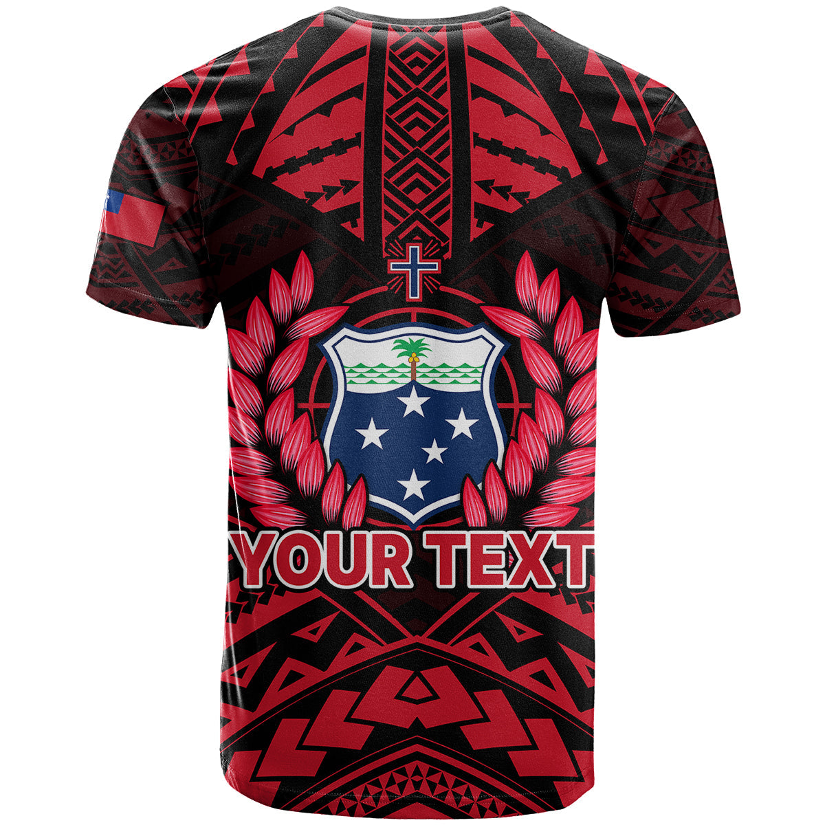 (Custom Personalised) Samoa Independence Day T Shirt Ulafa Polynesian Unique Red No3