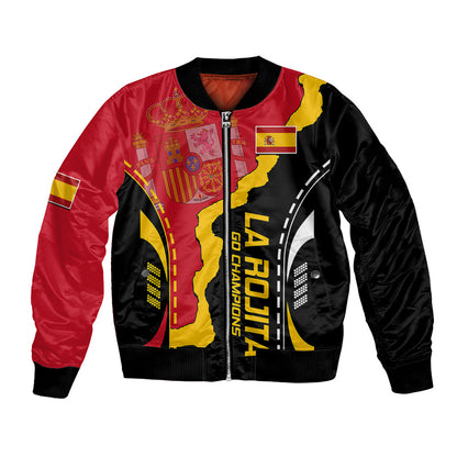 Spain Bomber Jacket La Rojita Football Go Champions