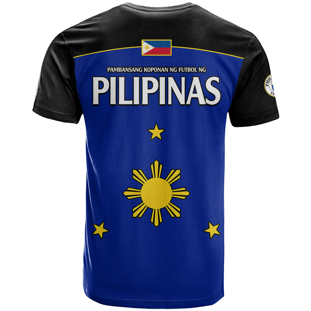 Philippines Concept Home Football T Shirt Pilipinas Flag Black Style 2023
