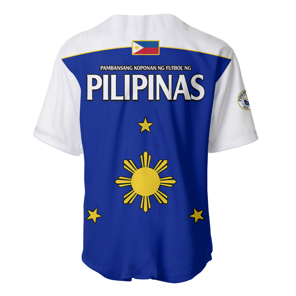 Philippines Concept Home Football Baseball Jersey Pilipinas Flag White Style 2023