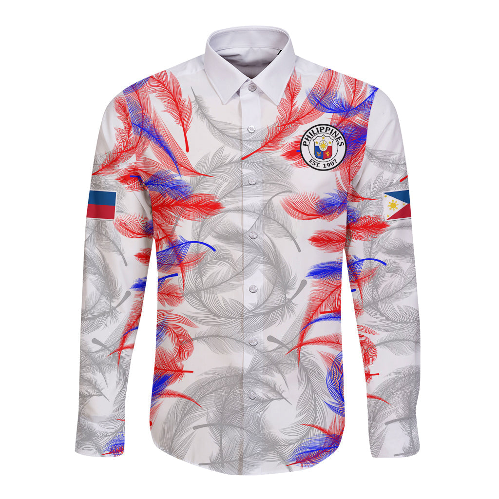 2023 Philippines Anzkals Football Long Sleeve Button Shirt Pilipinas Be Unique
