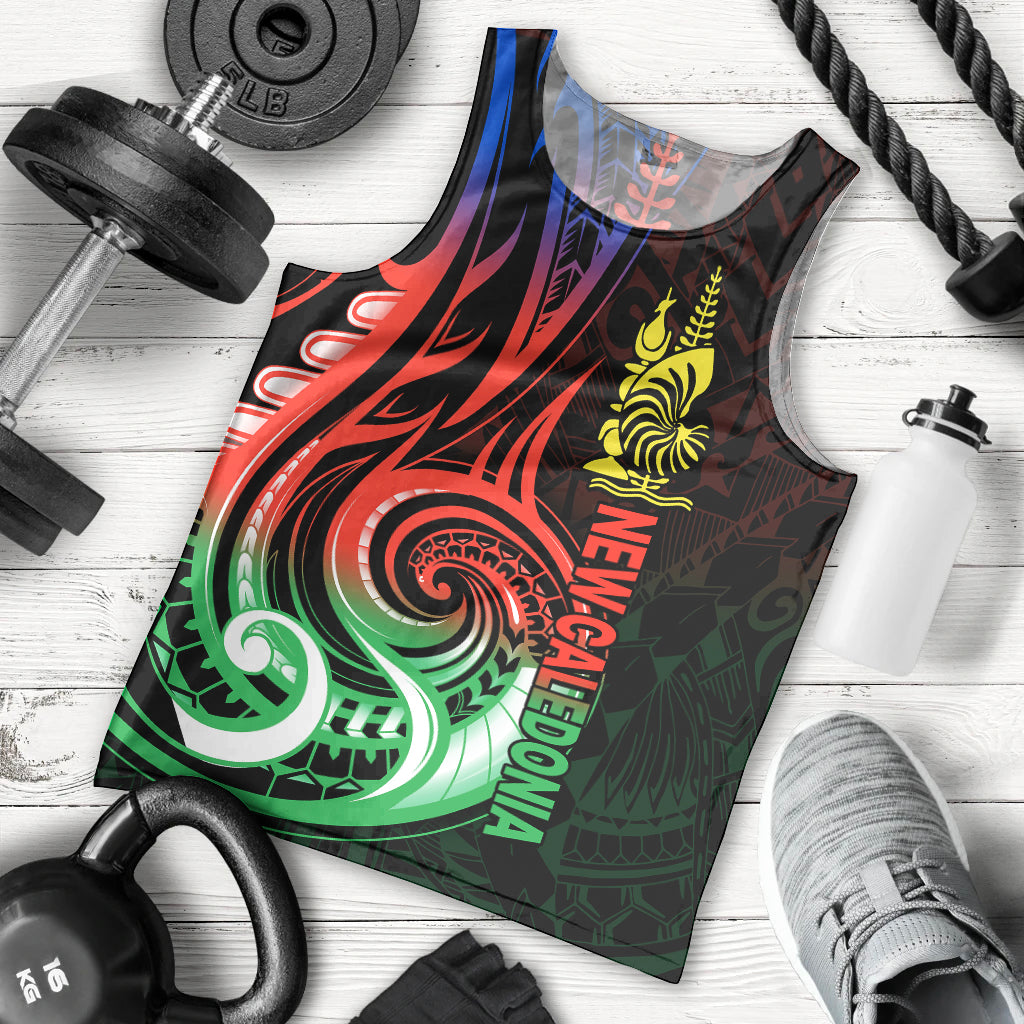 New Caledonia Men Tank Top Emblem Nautilus Shell