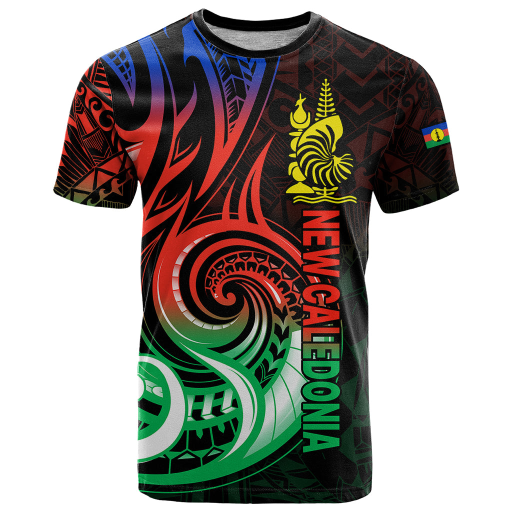 New Caledonia T Shirt Emblem Nautilus Shell