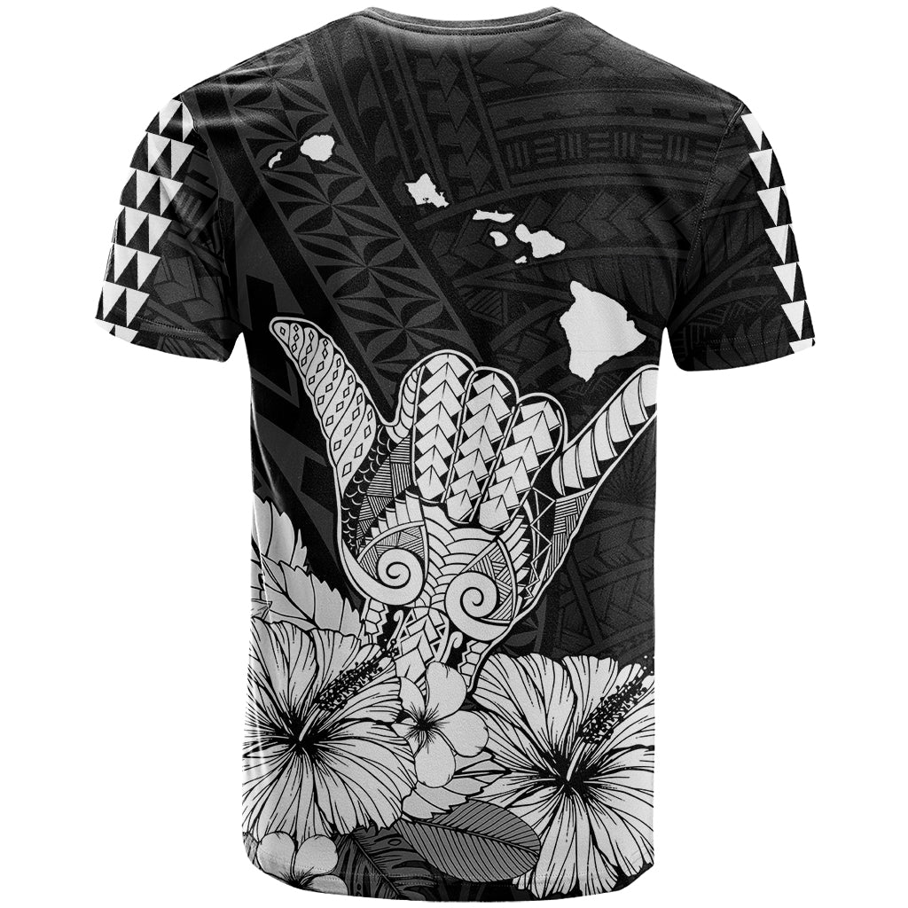 Hawaii Shaka Sign T Shirt Black Version