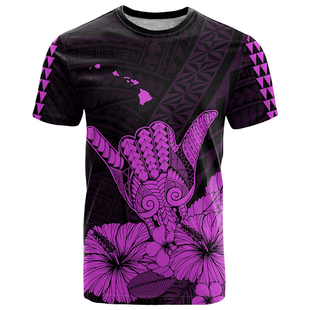 Hawaii Shaka Sign T Shirt Purple Version