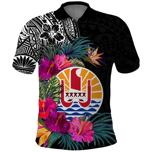 Tahiti Island Polo Shirt French Polynesian Tropical
