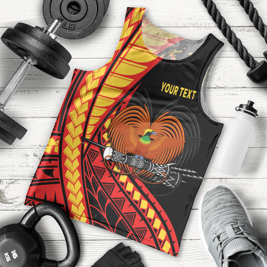 Custom Personalised Papua New Guinea Men Tank Top The Greater Bird of Paradise