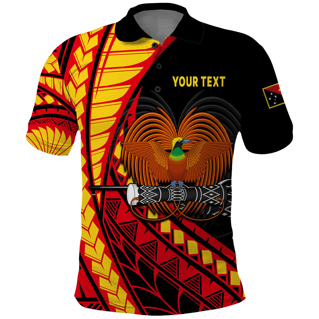 Custom Personalised Papua New Guinea Polo Shirt The Greater Bird of Paradise