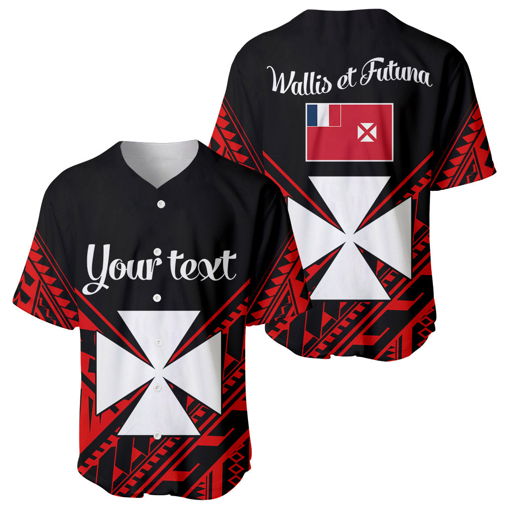(Custom Personalised) Wallis et Futuna Baseball Jersey Happy Independence Day