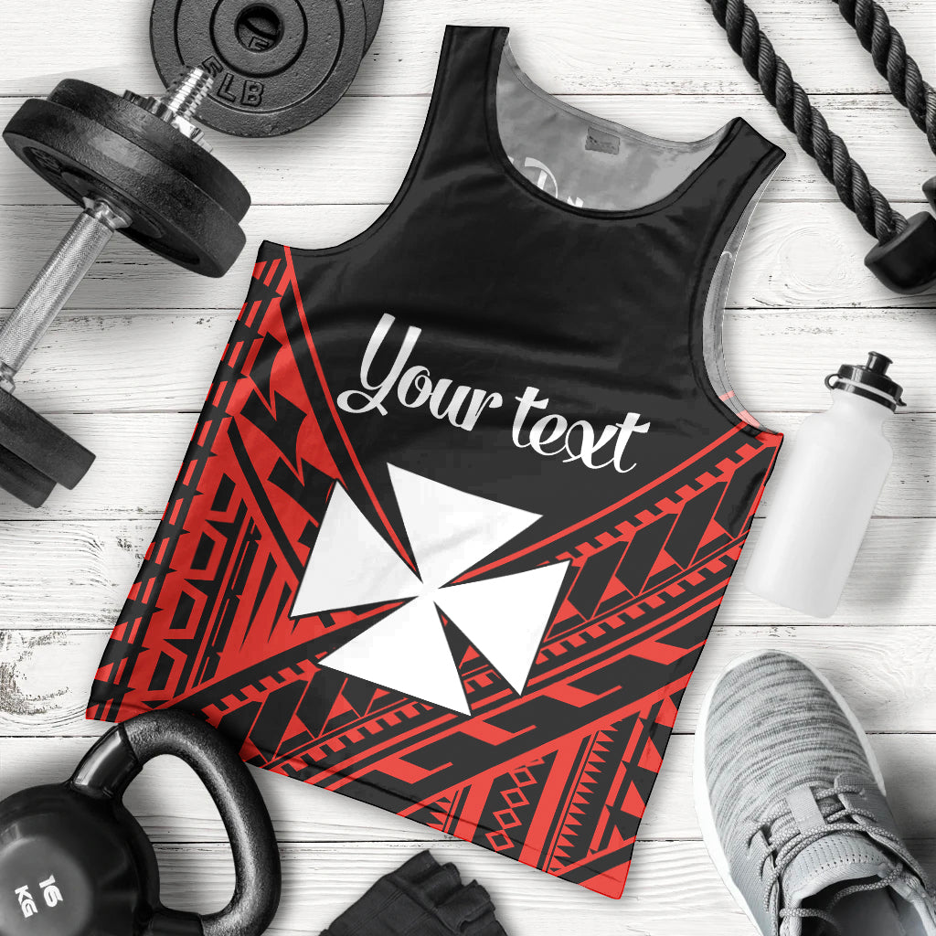 Custom Personalised Wallis et Futuna Men Tank Top Happy Independence Day