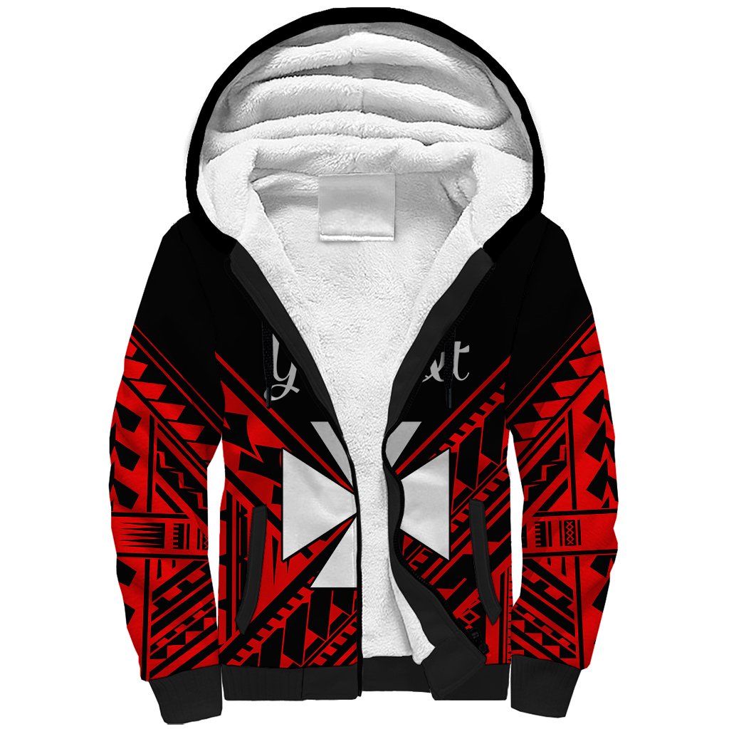 (Custom Personalised) Wallis et Futuna Sherpa Hoodie Happy Independence Day