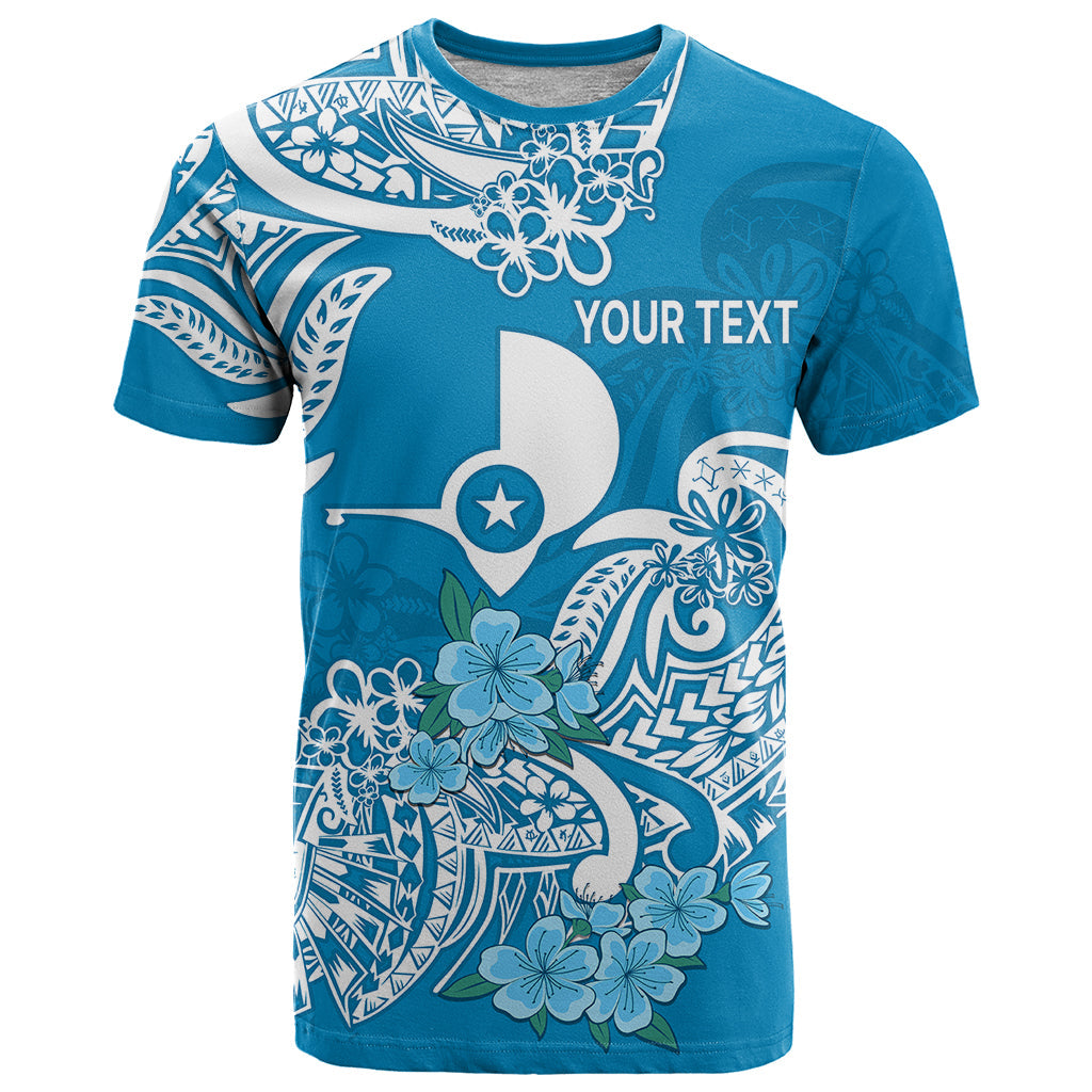 (Custom Personalised) FSM Yap State T Shirt Polynesian Floral Tribal